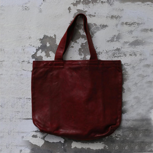 Guidi Shopping Bag SH2 Dark Red